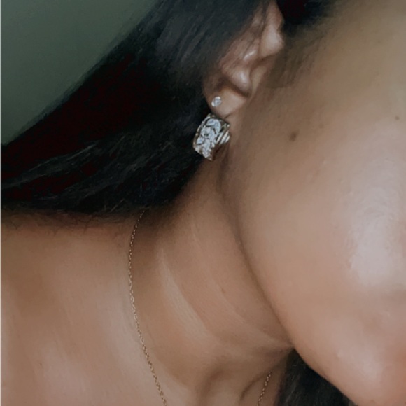 Chunky hoops earrings - Picture 12 of 12